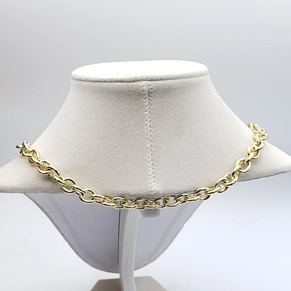 Authentic Louis Vuitton Gold Padlock w/unbranded 16k Gold Plated Stainless Steel - Picture 8 of 16
